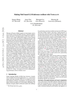 Making MoE-based LLM Inference Resilient with Tarragon