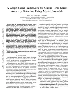 A Graph-based Framework for Online Time Series Anomaly Detection Using Model Ensemble