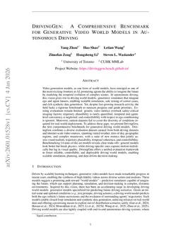 DrivingGen: A Comprehensive Benchmark for Generative Video World Models in Autonomous Driving