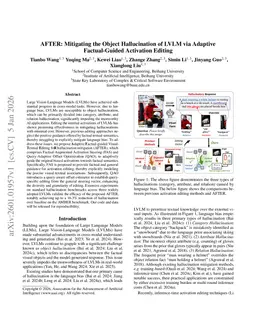 AFTER: Mitigating the Object Hallucination of LVLM via Adaptive Factual-Guided Activation Editing
