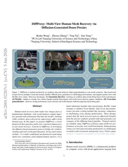 DiffProxy: Multi-View Human Mesh Recovery via Diffusion-Generated Dense Proxies