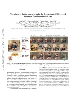 Talk2Move: Reinforcement Learning for Text-Instructed Object-Level Geometric Transformation in Scenes