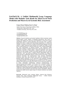 Uni-FinLLM: A Unified Multimodal Large Language Model with Modular Task Heads for Micro-Level Stock Prediction and Macro-Level Systemic Risk Assessment
