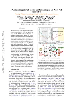 JPU: Bridging Jailbreak Defense and Unlearning via On-Policy Path Rectification