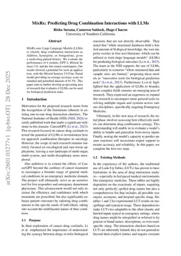 MixRx: Predicting Drug Combination Interactions with LLMs