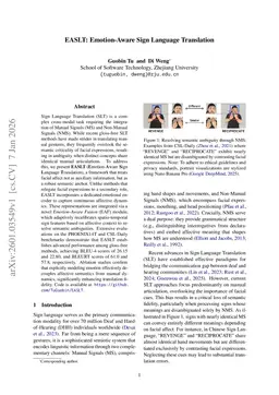 EASLT: Emotion-Aware Sign Language Translation