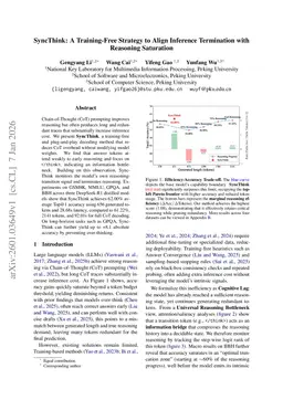 SyncThink: A Training-Free Strategy to Align Inference Termination with Reasoning Saturation