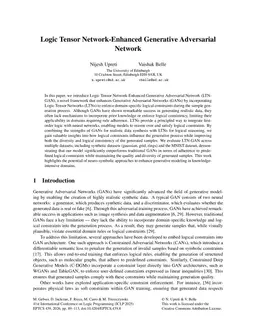 Logic Tensor Network-Enhanced Generative Adversarial Network
