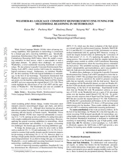 Weather-R1: Logically Consistent Reinforcement Fine-Tuning for Multimodal Reasoning in Meteorology