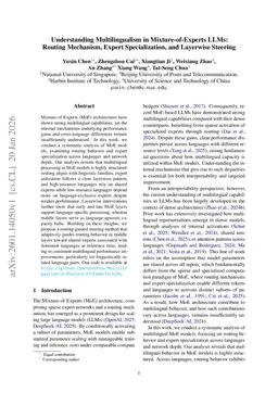 Understanding Multilingualism in Mixture-of-Experts LLMs: Routing Mechanism, Expert Specialization, and Layerwise Steering
