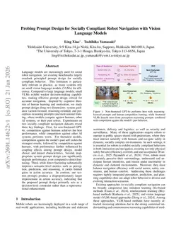 Probing Prompt Design for Socially Compliant Robot Navigation with Vision Language Models