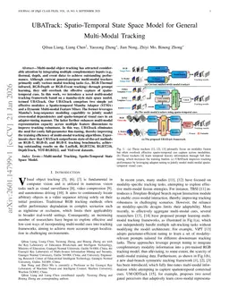 UBATrack: Spatio-Temporal State Space Model for General Multi-Modal Tracking