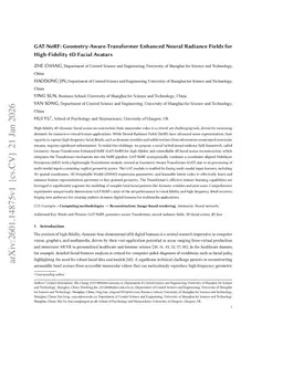 GAT-NeRF: Geometry-Aware-Transformer Enhanced Neural Radiance Fields for High-Fidelity 4D Facial Avatars