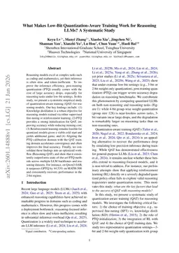 What Makes Low-Bit Quantization-Aware Training Work for Reasoning LLMs? A Systematic Study