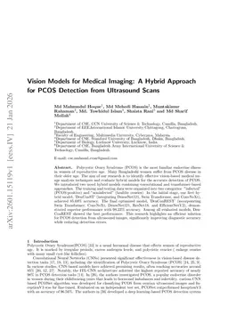 Vision Models for Medical Imaging: A Hybrid Approach for PCOS Detection from Ultrasound Scans