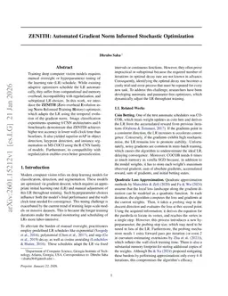 ZENITH: Automated Gradient Norm Informed Stochastic Optimization