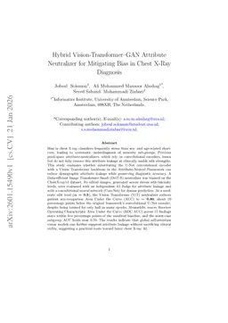 Hybrid Vision Transformer_GAN Attribute Neutralizer for Mitigating Bias in Chest X_Ray Diagnosis