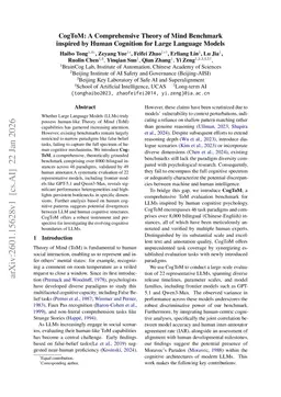 CogToM: A Comprehensive Theory of Mind Benchmark inspired by Human Cognition for Large Language Models