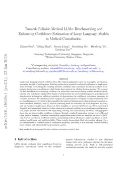 Towards Reliable Medical LLMs: Benchmarking and Enhancing Confidence Estimation of Large Language Models in Medical Consultation