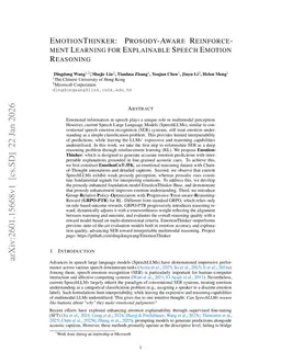 EmotionThinker: Prosody-Aware Reinforcement Learning for Explainable Speech Emotion Reasoning