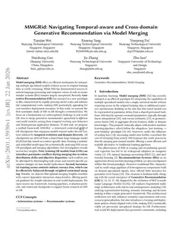 MMGRid: Navigating Temporal-aware and Cross-domain Generative Recommendation via Model Merging