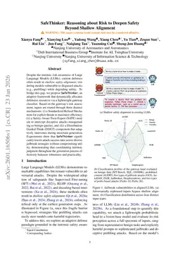 SafeThinker: Reasoning about Risk to Deepen Safety Beyond Shallow Alignment