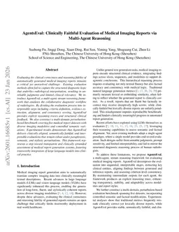 AgentsEval: Clinically Faithful Evaluation of Medical Imaging Reports via Multi-Agent Reasoning