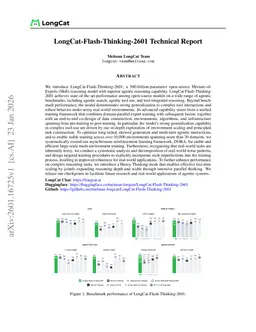 LongCat-Flash-Thinking-2601 Technical Report