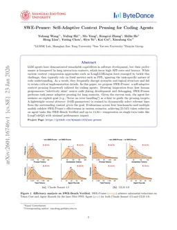 SWE-Pruner: Self-Adaptive Context Pruning for Coding Agents