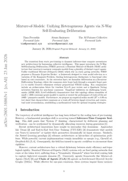 Mixture-of-Models: Unifying Heterogeneous Agents via N-Way Self-Evaluating Deliberation