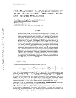 FedSGM: A Unified Framework for Constraint Aware, Bidirectionally Compressed, Multi-Step Federated Optimization