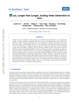 LoL: Longer than Longer, Scaling Video Generation to Hour