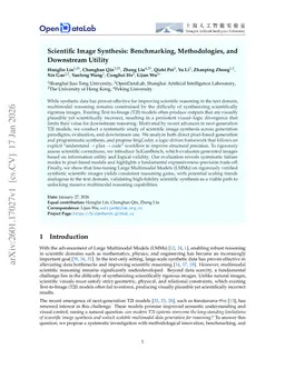 Scientific Image Synthesis: Benchmarking, Methodologies, and Downstream Utility