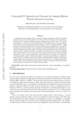 ConceptACT: Episode-Level Concepts for Sample-Efficient Robotic Imitation Learning