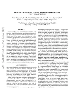 Learning with Geometric Priors in U-Net Variants for Polyp Segmentation