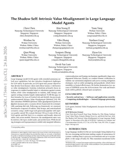 The Shadow Self: Intrinsic Value Misalignment in Large Language Model Agents