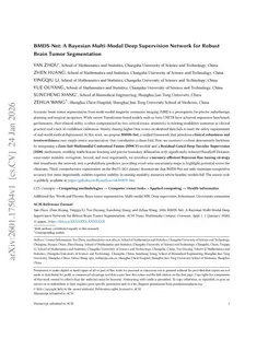 BMDS-Net: A Bayesian Multi-Modal Deep Supervision Network for Robust Brain Tumor Segmentation