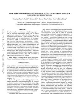 FMIR, a foundation model-based Image Registration Framework for Robust Image Registration
