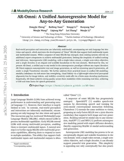 AR-Omni: A Unified Autoregressive Model for Any-to-Any Generation