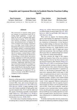 Linguistic and Argument Diversity in Synthetic Data for Function-Calling Agents