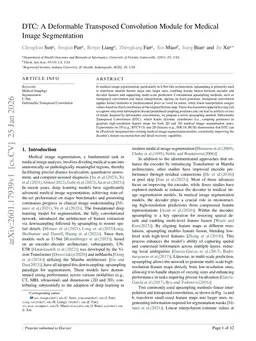 DTC: A Deformable Transposed Convolution Module for Medical Image Segmentation