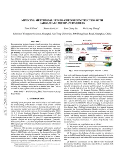 MindCine: Multimodal EEG-to-Video Reconstruction with Large-Scale Pretrained Models
