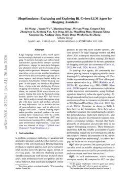 ShopSimulator: Evaluating and Exploring RL-Driven LLM Agent for Shopping Assistants