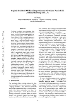 Beyond Retention: Orchestrating Structural Safety and Plasticity in Continual Learning for LLMs