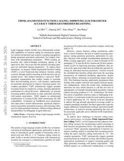 Think-Augmented Function Calling: Improving LLM Parameter Accuracy Through Embedded Reasoning