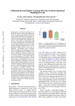 Calibrating Beyond English: Language Diversity for Better Quantized Multilingual LLM