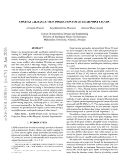 Contextual Range-View Projection for 3D LiDAR Point Clouds