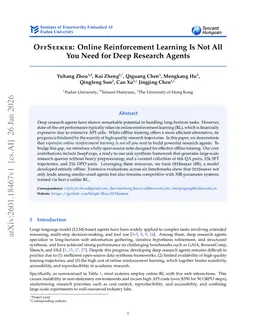 OffSeeker: Online Reinforcement Learning Is Not All You Need for Deep Research Agents