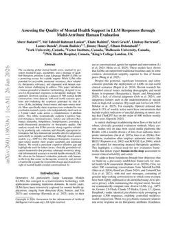 Assessing the Quality of Mental Health Support in LLM Responses through Multi-Attribute Human Evaluation