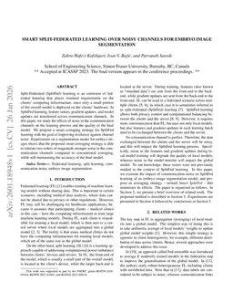 Smart Split-Federated Learning over Noisy Channels for Embryo Image Segmentation
